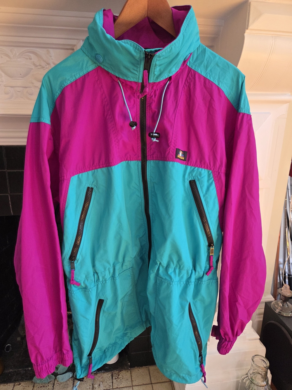 Vtg Sierra Designs Anorak hooded windbreaker jacket - Medium Women's